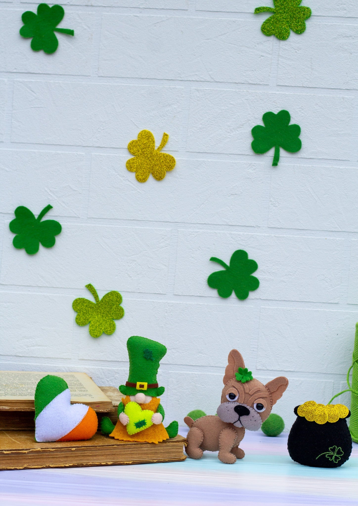 St Patricks ornaments - WoollyFox